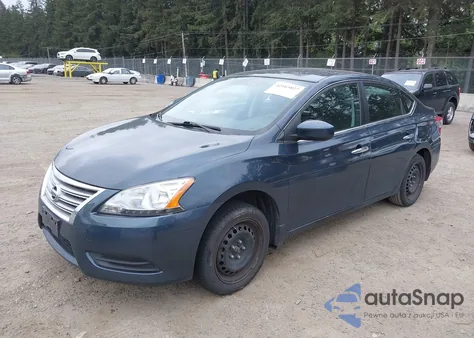 2013 Nissan Sentra S из США, поврежденный, VIN 3N1AB7AP3DL758073